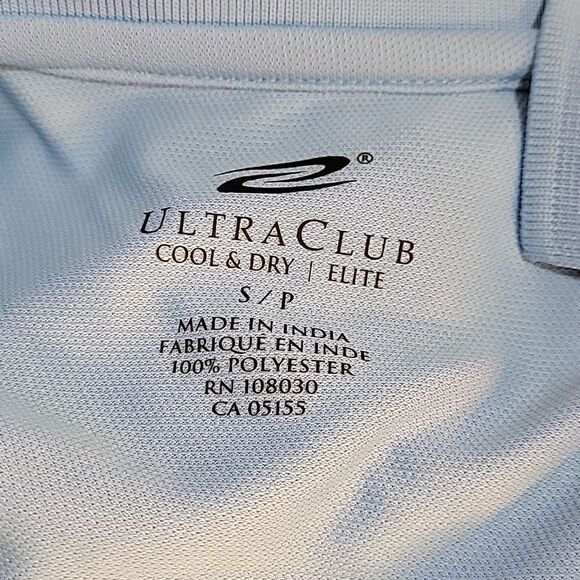 BRAND NEW ULTRA CLUB 3-BUTTON PLACKET WITH COLLAR MEN'S SHORT SLEEVE POLO SHIRT - Picture 13 of 15